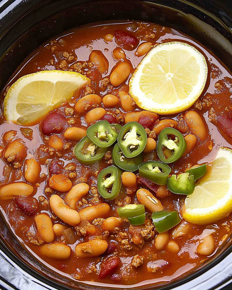 Easy Crockpot Chili