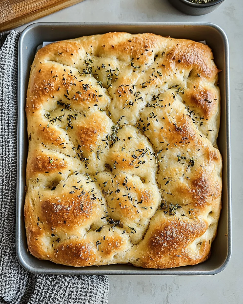 Easy Homemade Focaccia Bread