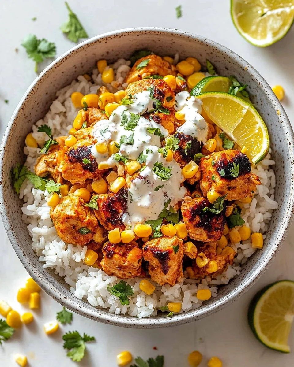 Easy Street Corn Chicken Rice Bowl