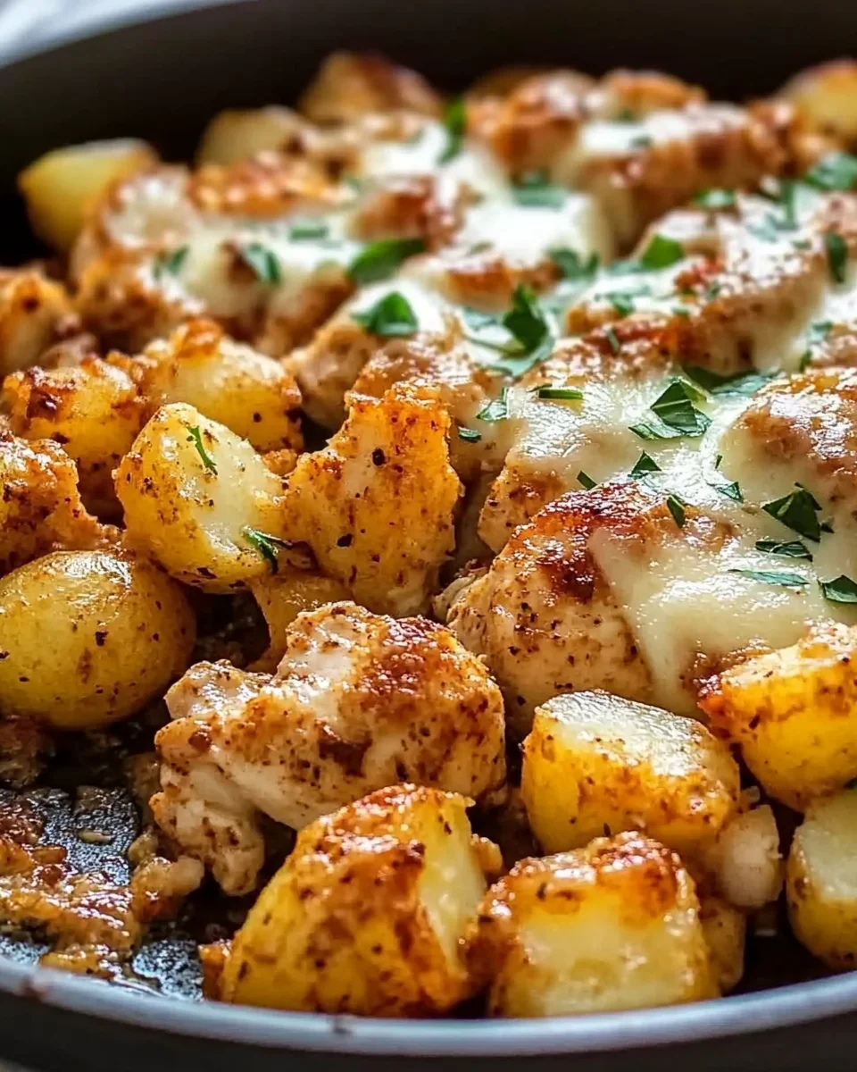 Garlic Parmesan Chicken and Potatoes (One-Pan Dinner)