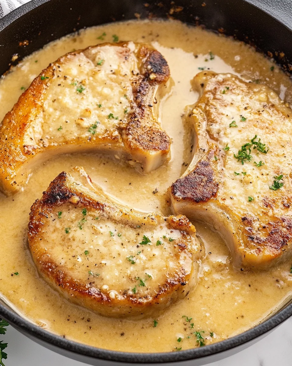 Garlic Parmesan Pork Chops
