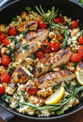 Greek Chicken and Lemon Rice