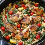Greek Chicken and Lemon Rice