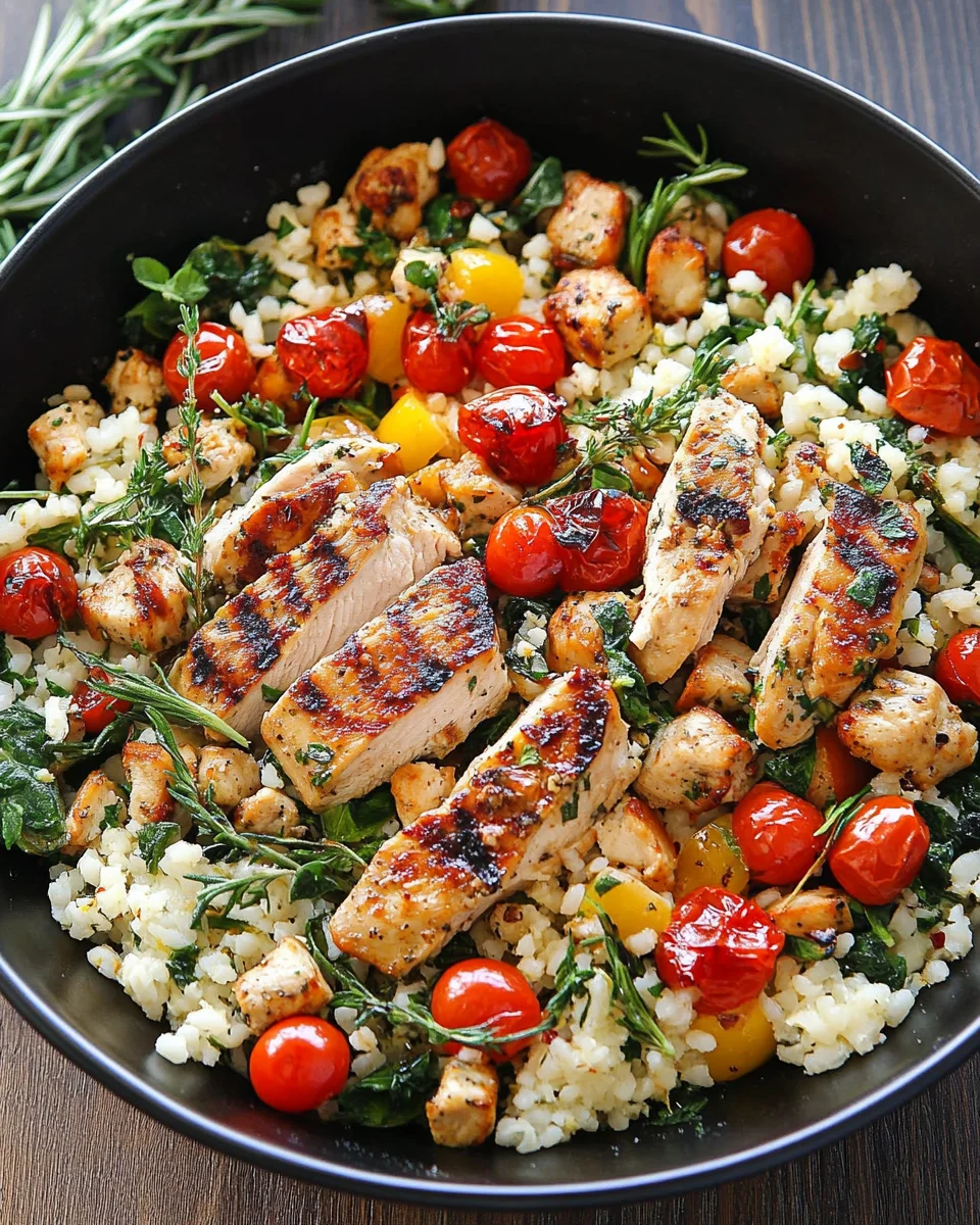 Greek Chicken and Lemon Rice