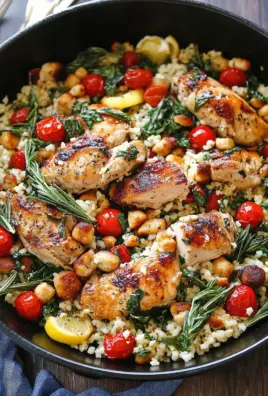 Greek Chicken and Lemon Rice