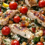 Greek Chicken and Lemon Rice (30 Minutes, One-Pot)
