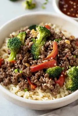 Ground Beef and Broccoli