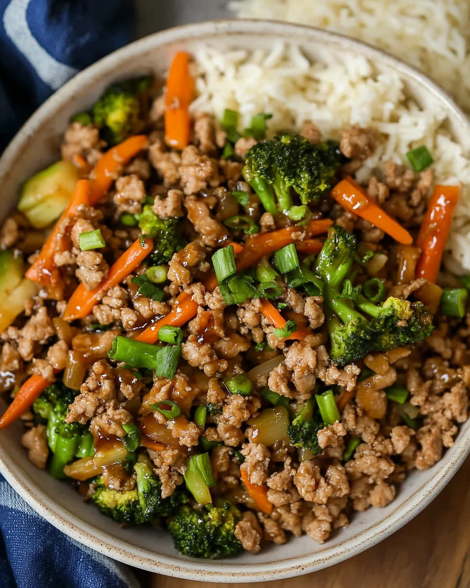 Ground Turkey Teriyaki Stir Fry