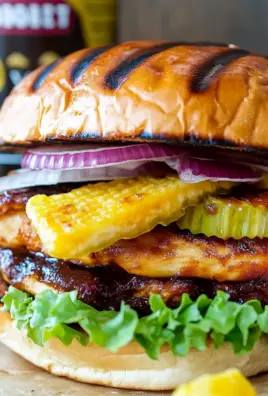 Hawaiian BBQ Chicken Sandwiches