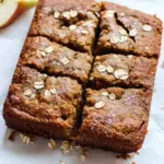 Healthy Breakfast Oatmeal Apple Cake