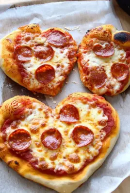 Heart-Shaped Pizza