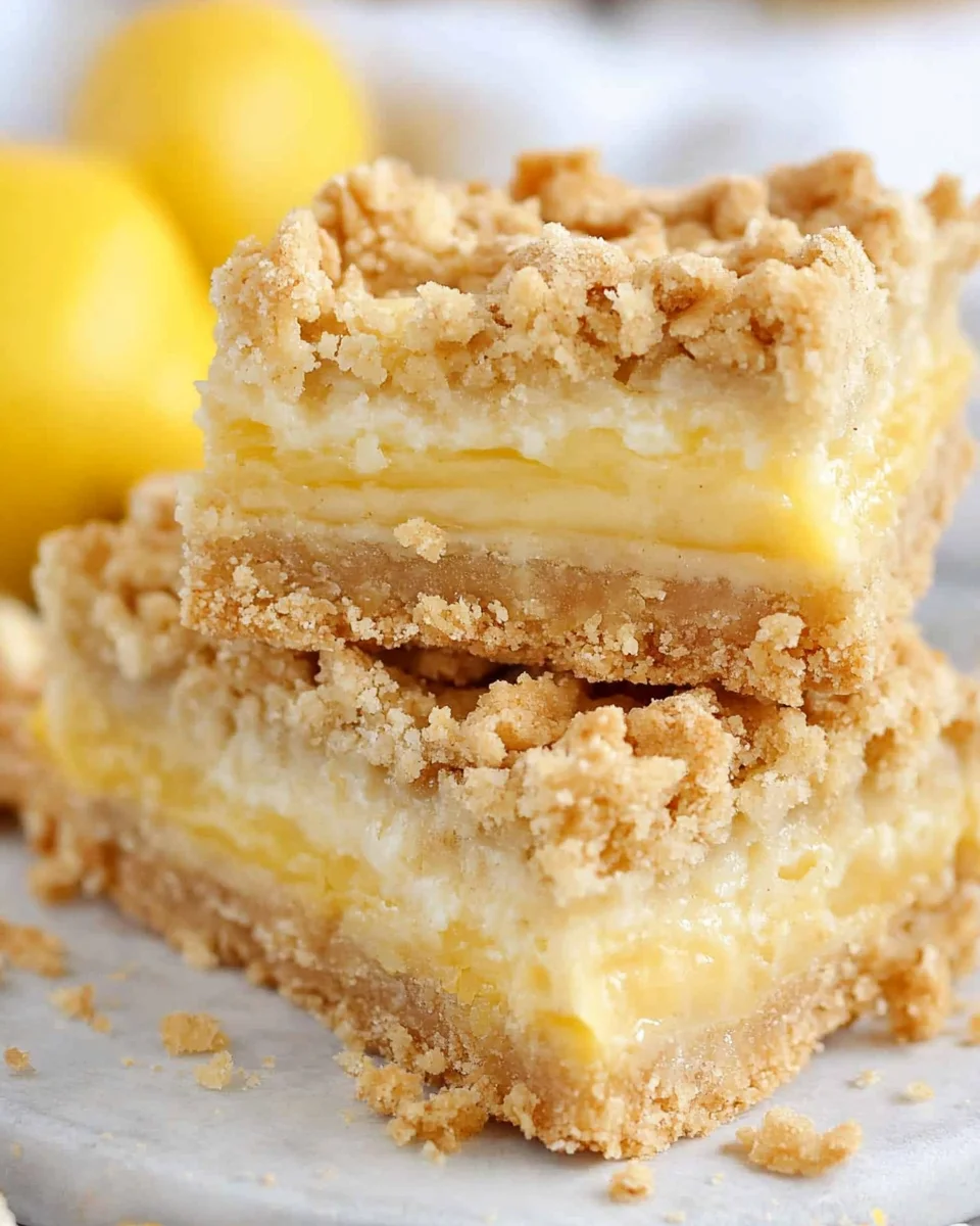 Homemade Lemon Crumb Bars