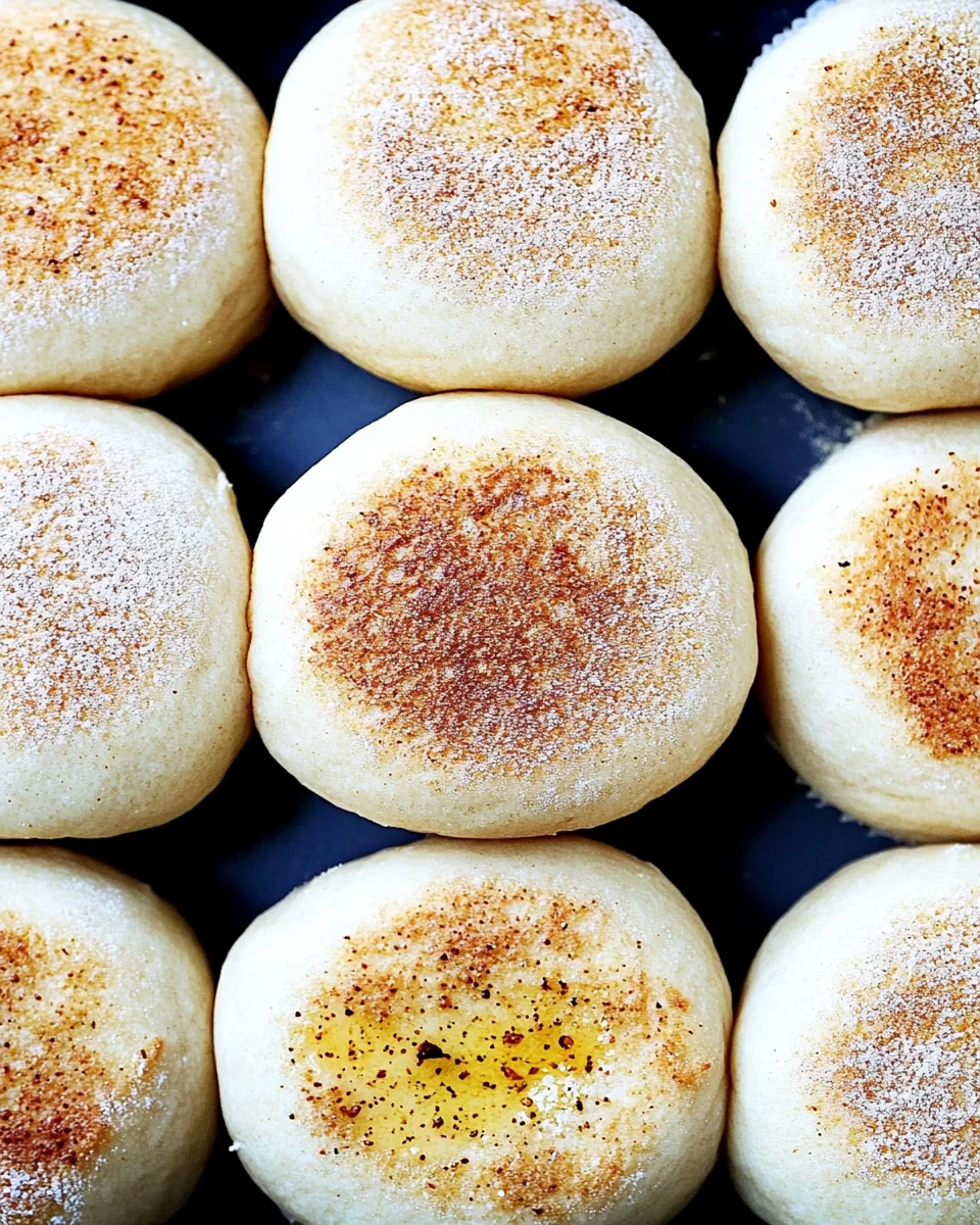 Homemade Sourdough English Muffins