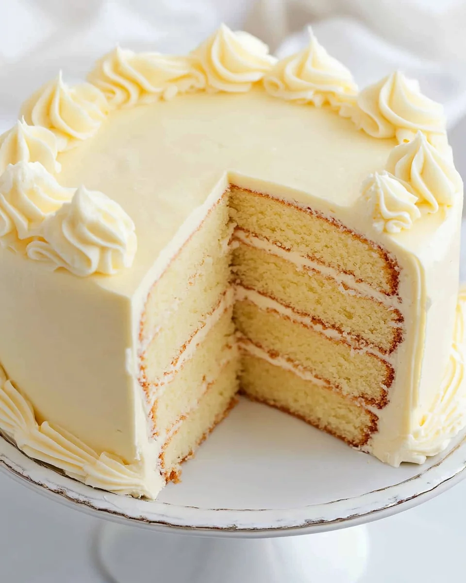 Homemade Vanilla Cake
