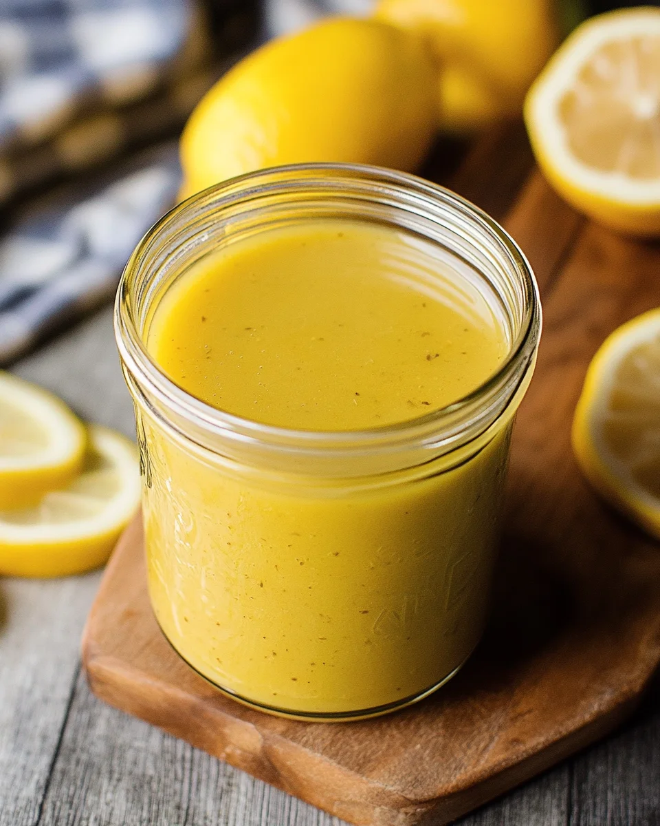 Honey Lemon Vinaigrette Salad Dressing Recipe