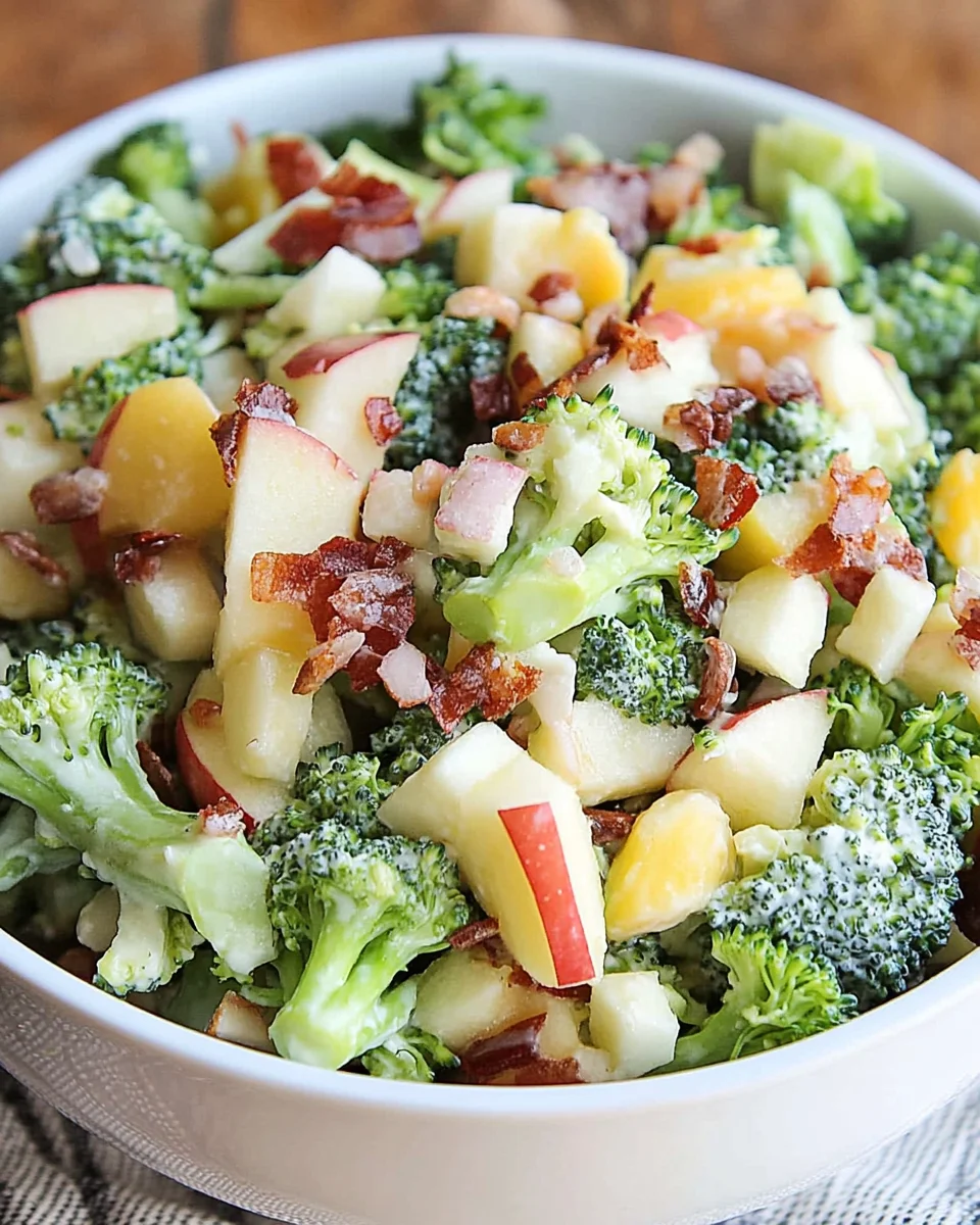 Honeycrisp Apple and Broccoli Salad