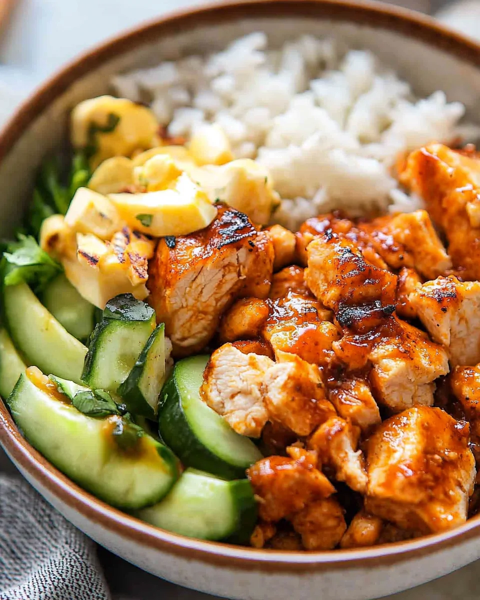 Hot Honey Chicken Bowls