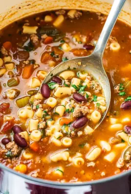 Italian Pasta Fagioli Soup