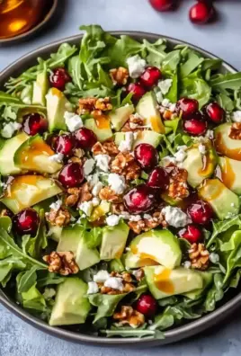 Juicy Christmas Salad with Honey Mustard Dressing