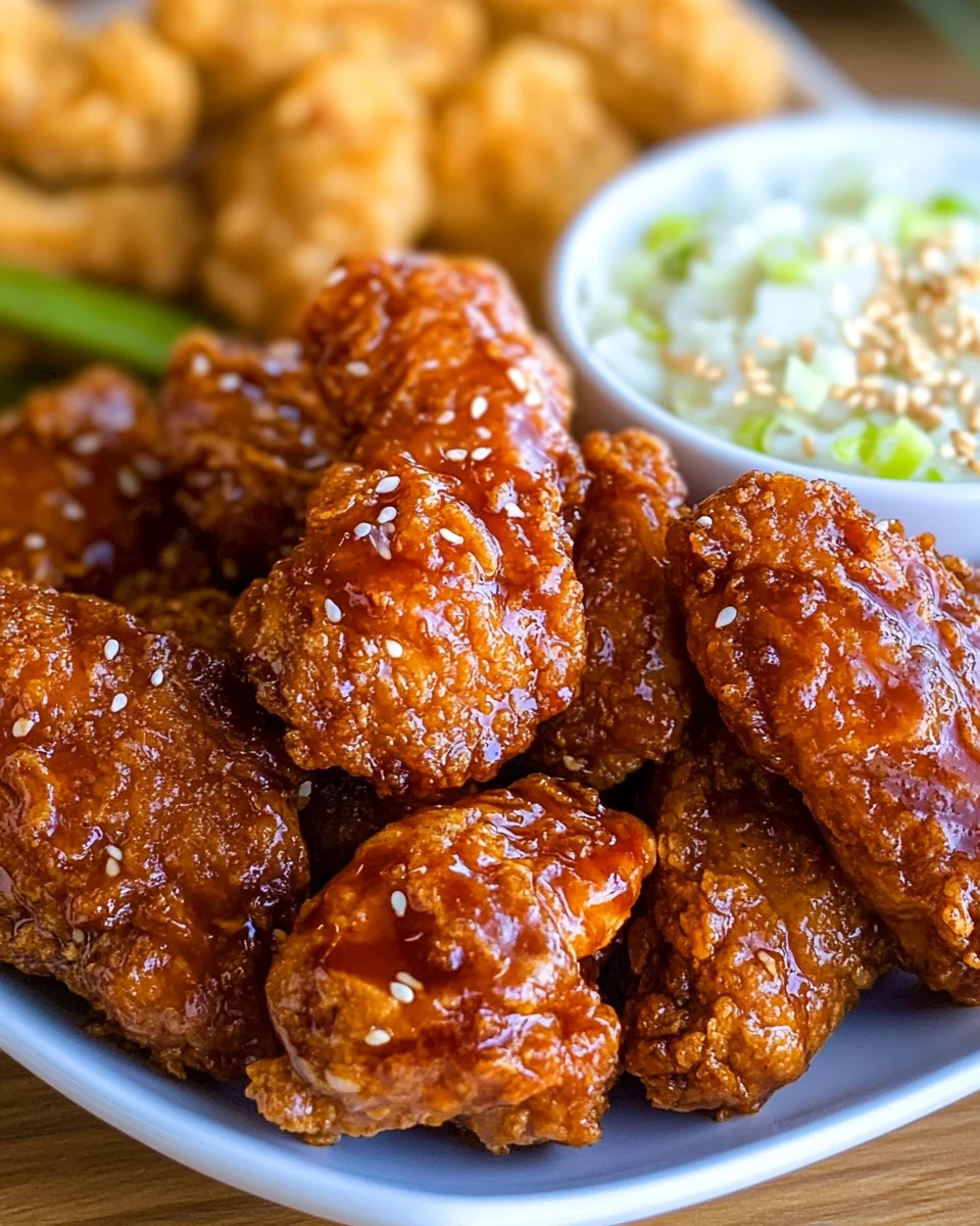 Korean Fried Chicken (Yangnyeom Chicken)