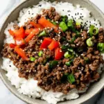 Korean Ground Beef Bowl
