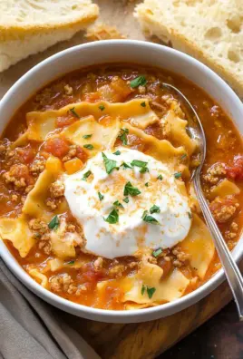 Lasagna Soup