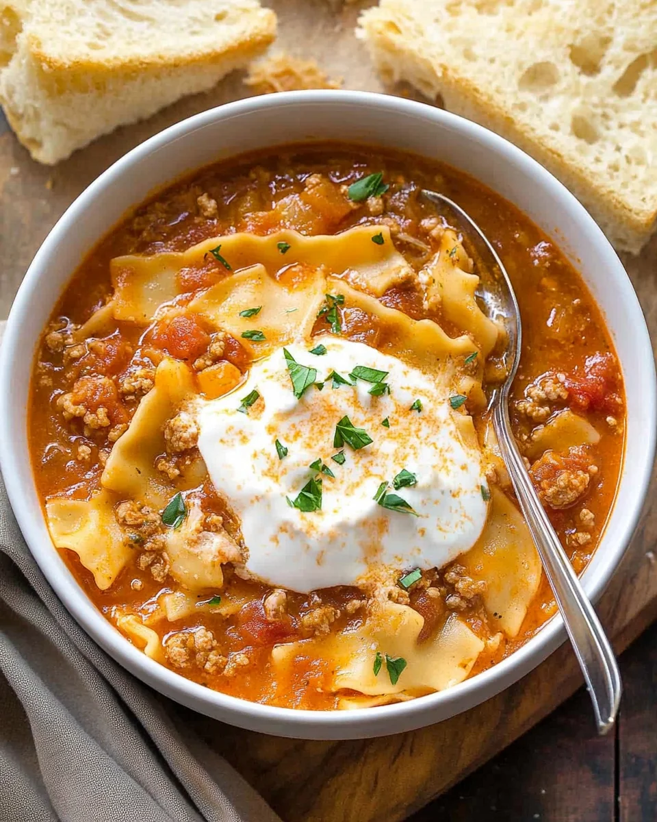 Lasagna Soup