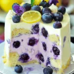 Lemon Blueberry Cheesecake Cake