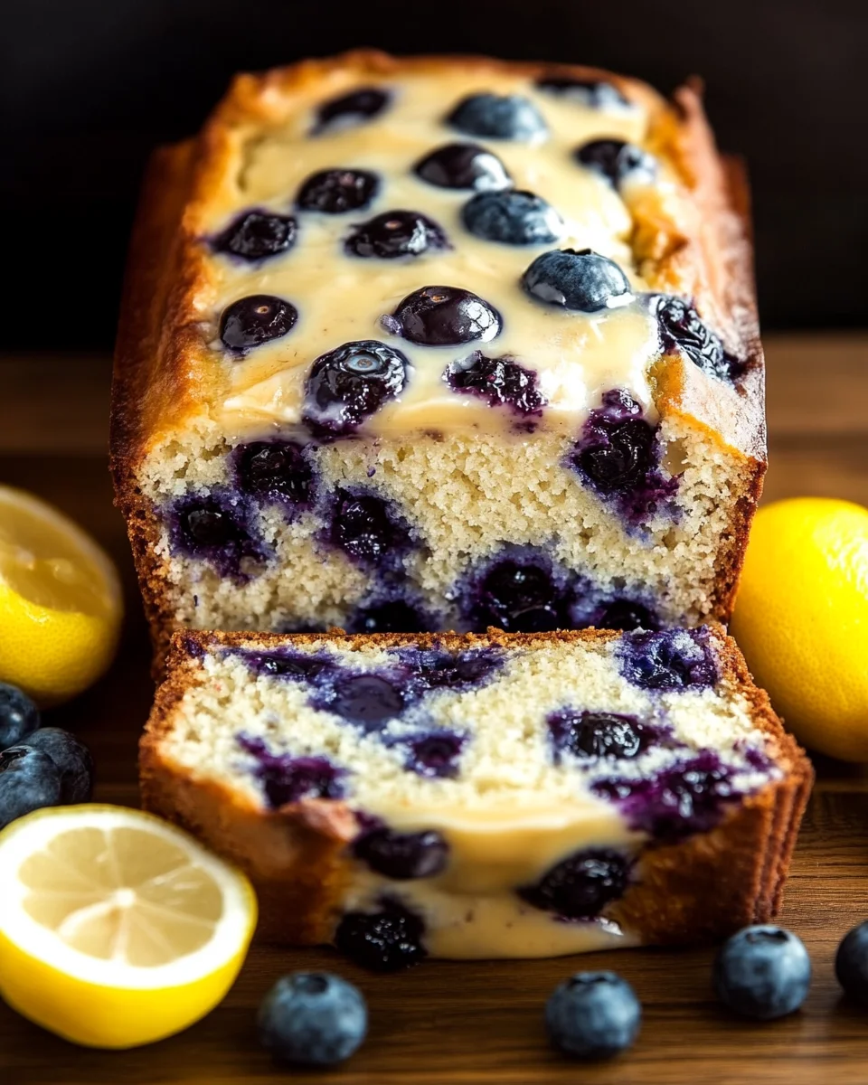 Lemon Blueberry Yogurt Loaf