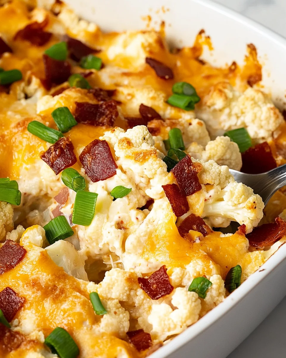 Loaded Cauliflower Casserole