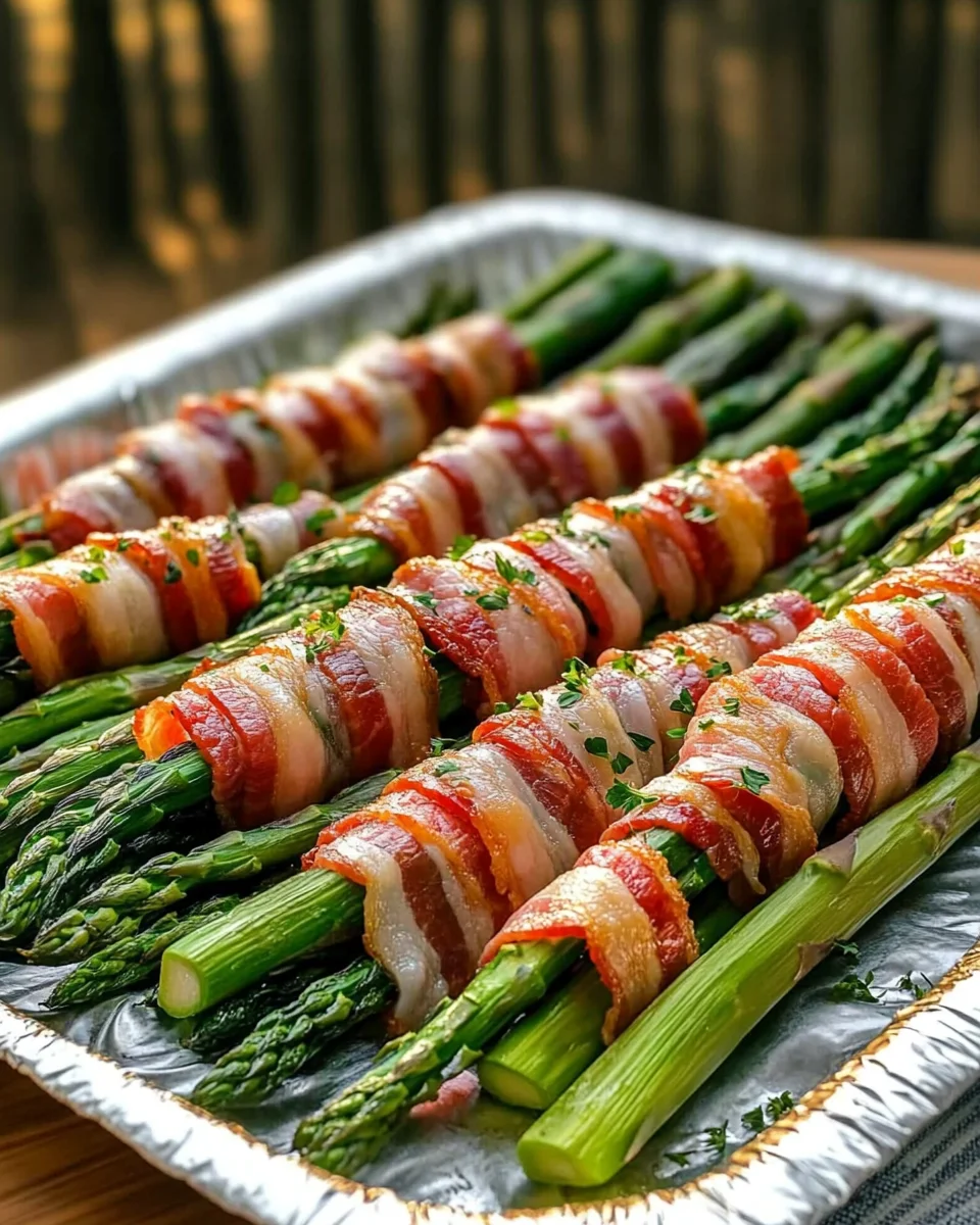 Low Carb Bacon Wrapped Asparagus