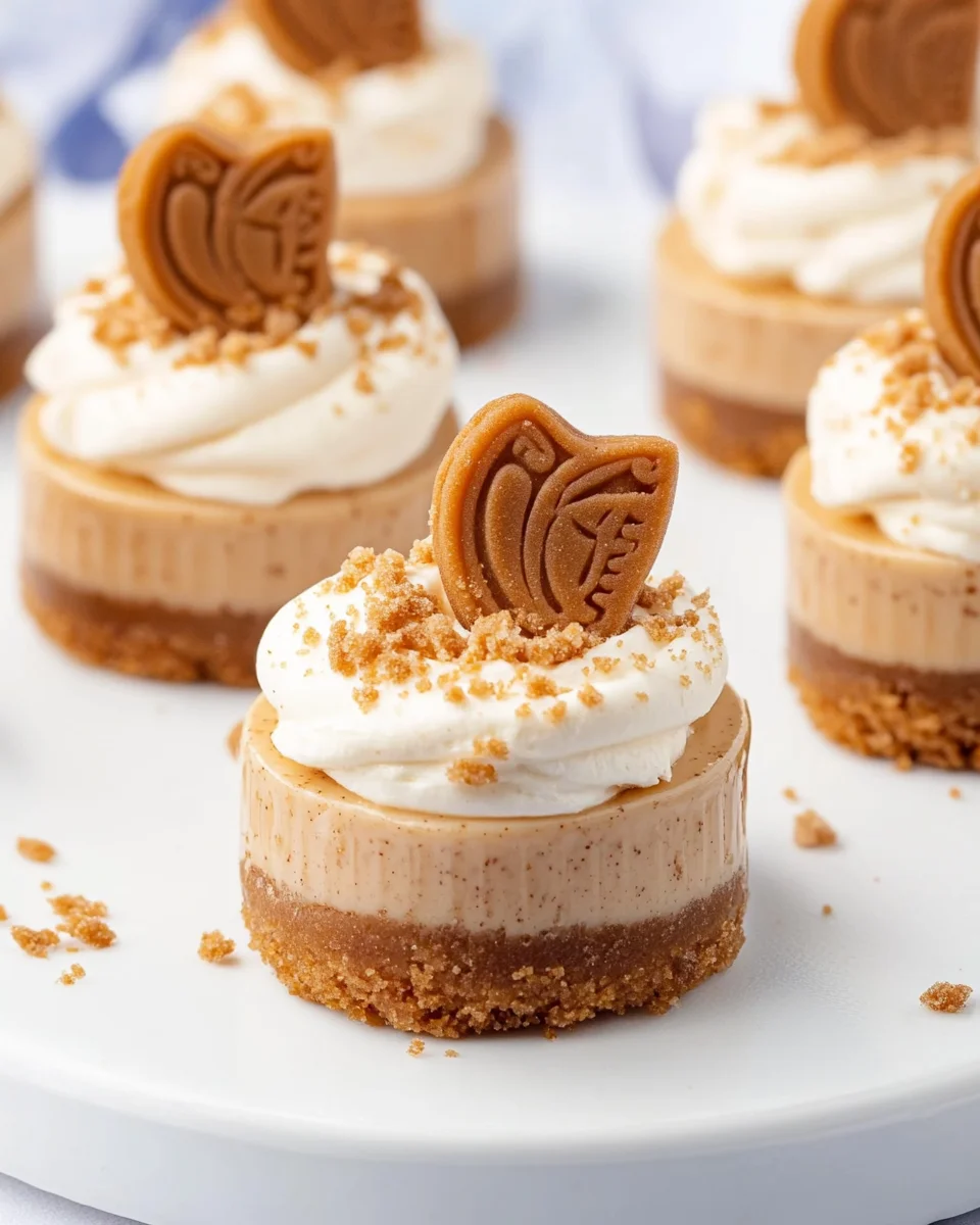 Mini Biscoff Cheesecakes