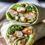 Miso Chicken Caesar Wraps