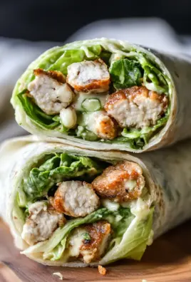 Miso Chicken Caesar Wraps