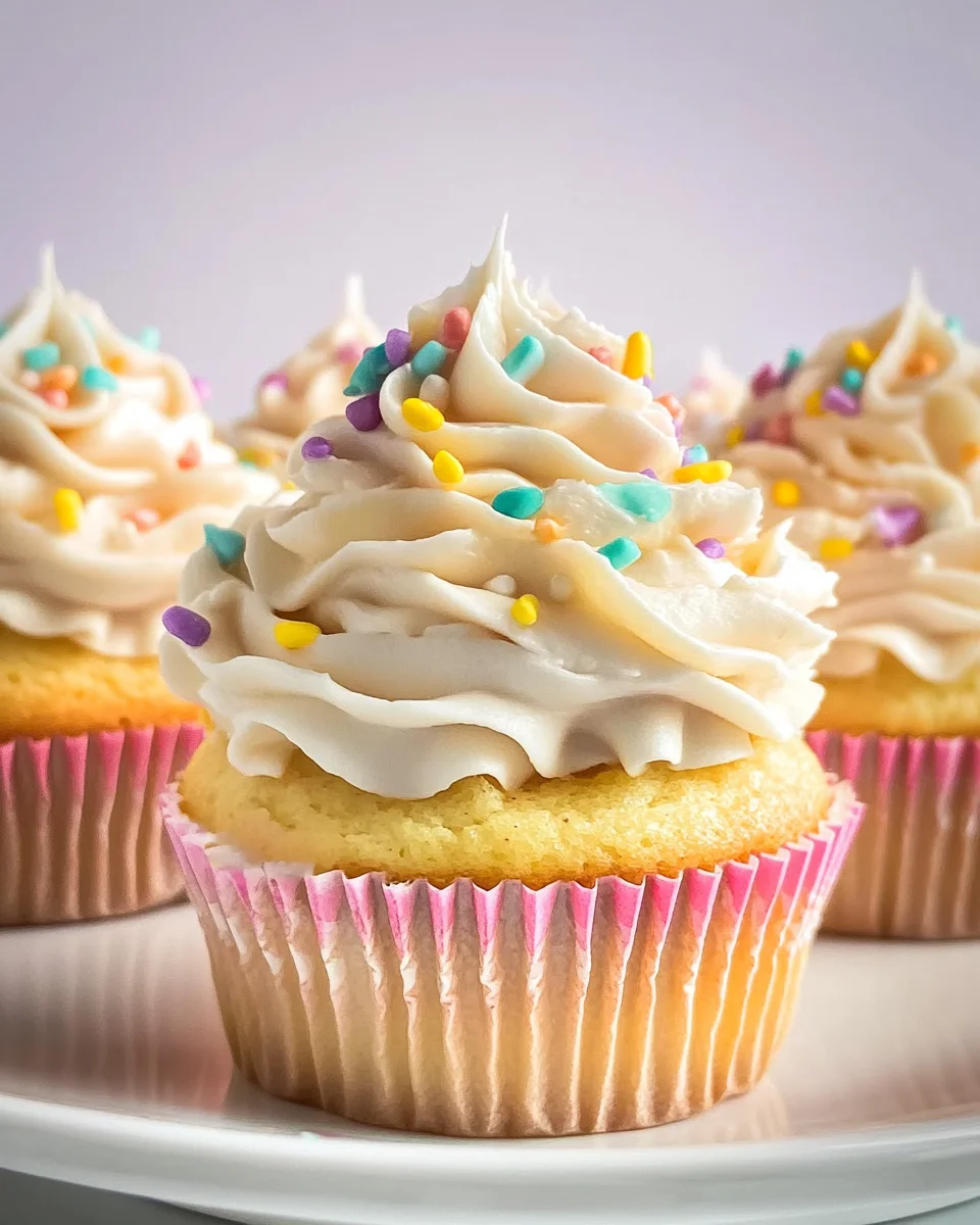 Moist and Fluffy Vanilla Cupcakes
