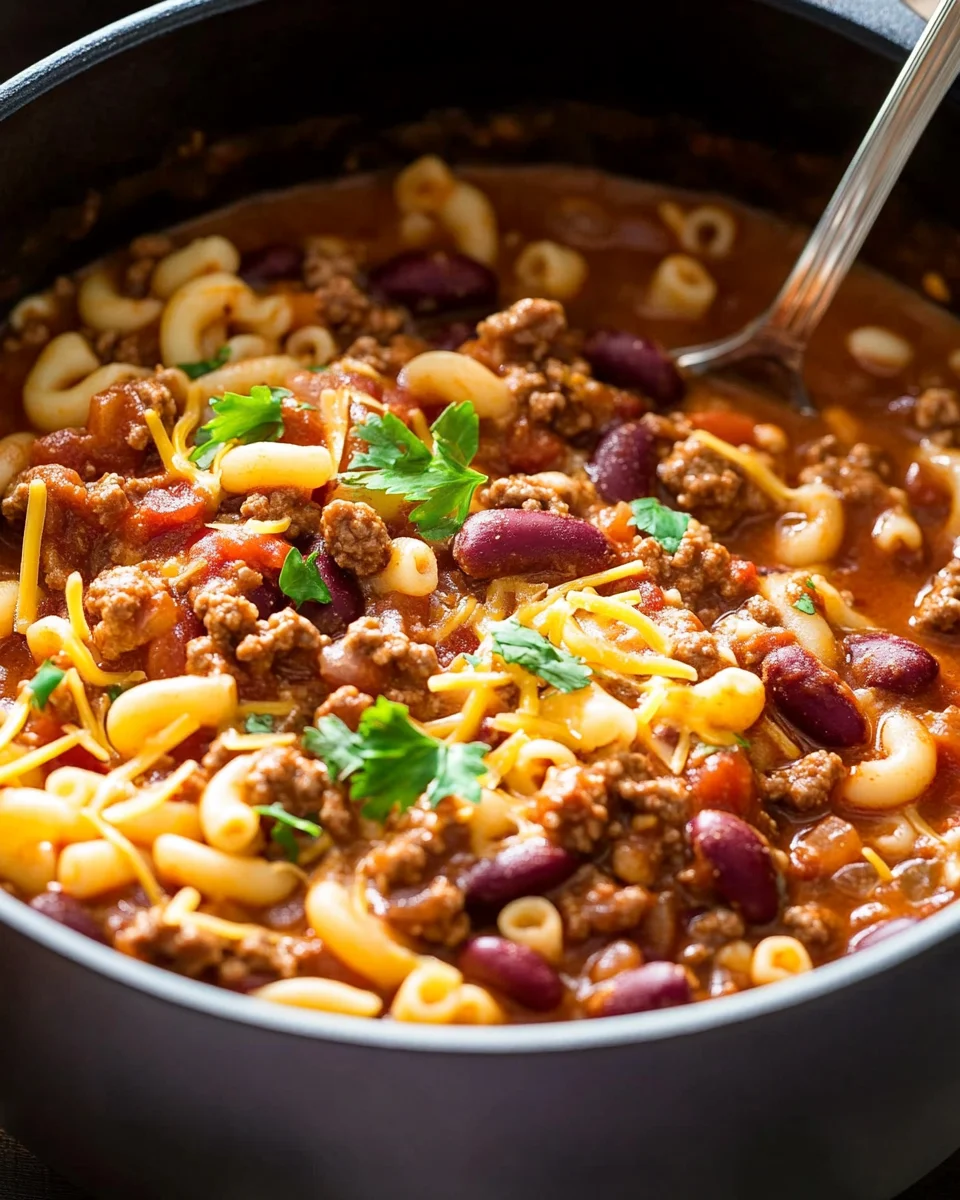 One Pot Chili Mac