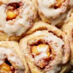 Peach Cobbler Cinnamon Rolls
