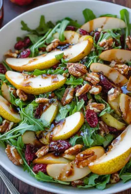 Pear Salad with Balsamic Vinaigrette