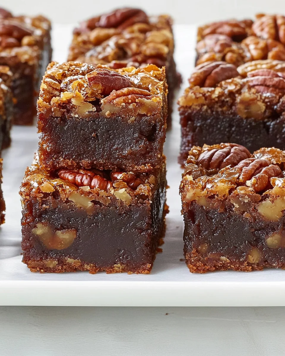 Pecan Pie Brownies
