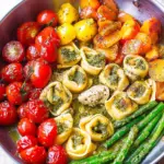 Pesto Chicken Tortellini and Veggies