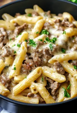 Philly Cheesesteak pasta