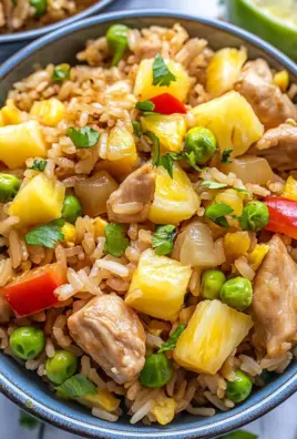 Pineapple Chicken Fried Rice