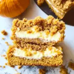 Pumpkin Crumb Cake with Cream Cheese Filling