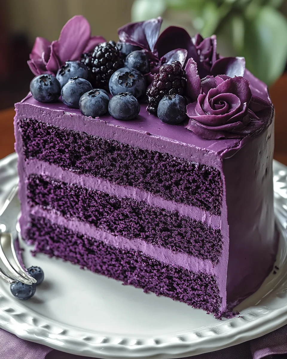 Purple Velvet Cake