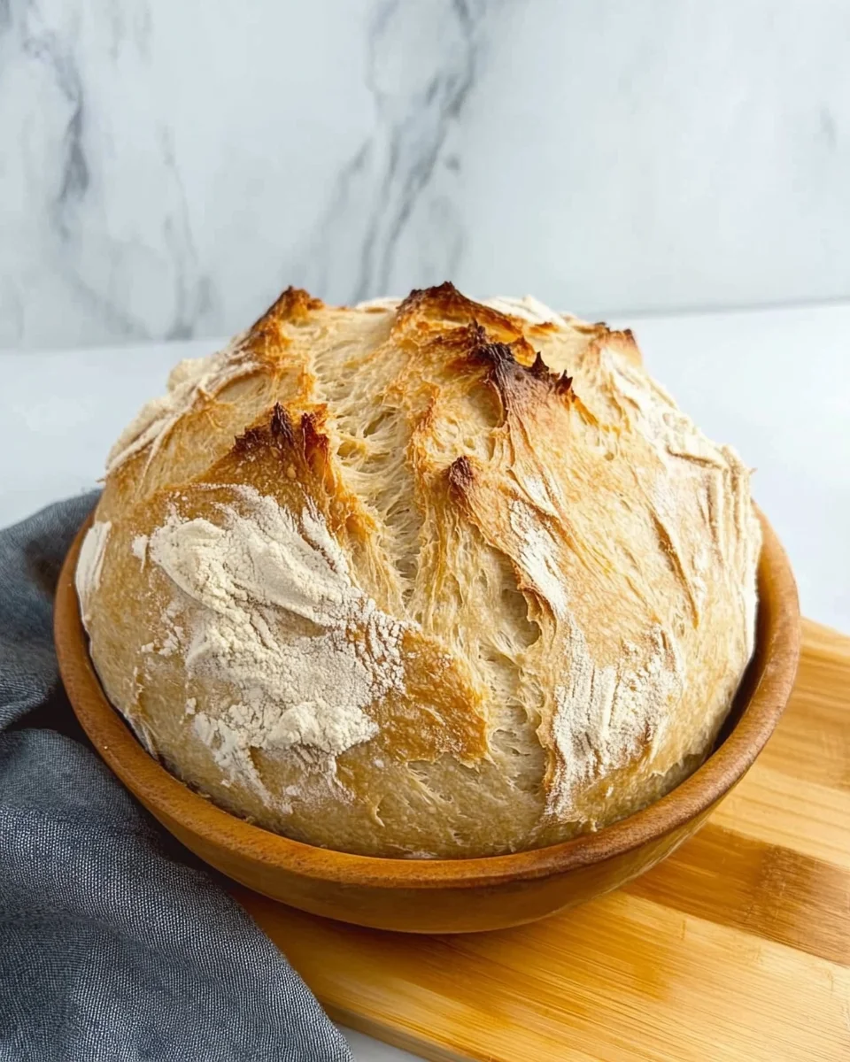 Quick and Easy No-Knead Bread