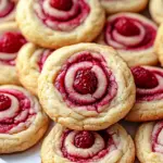 Raspberry Swirl Cookies