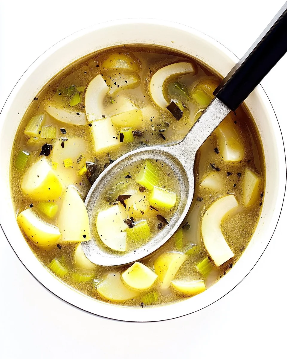 Rustic Potato Leek Soup