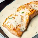 Salmon with Lemon Cream Sauce