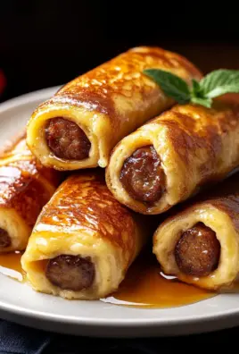 Sausage French Toast Roll-Ups