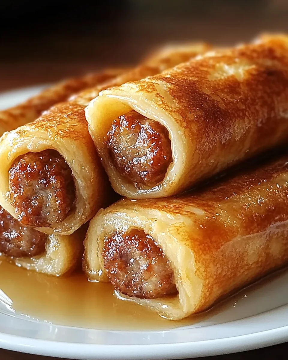 Sausage French Toast Roll-Ups Recipe